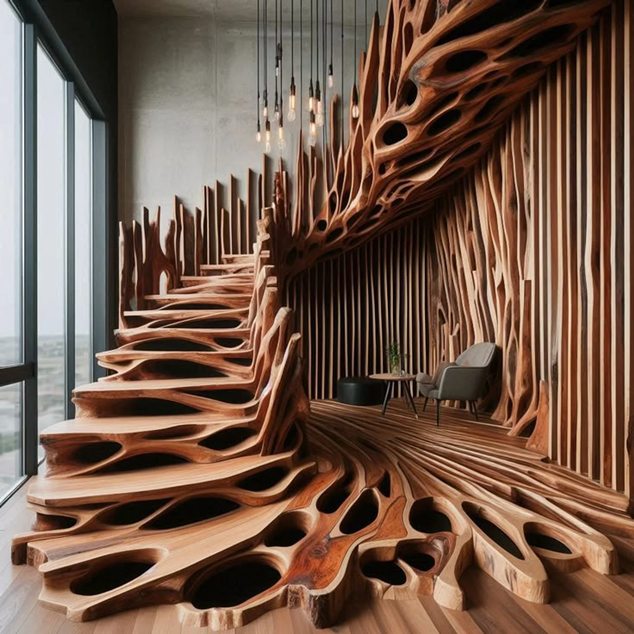 Creative Wooden Staircase Designs: Unique Architecture for a Stunning Home