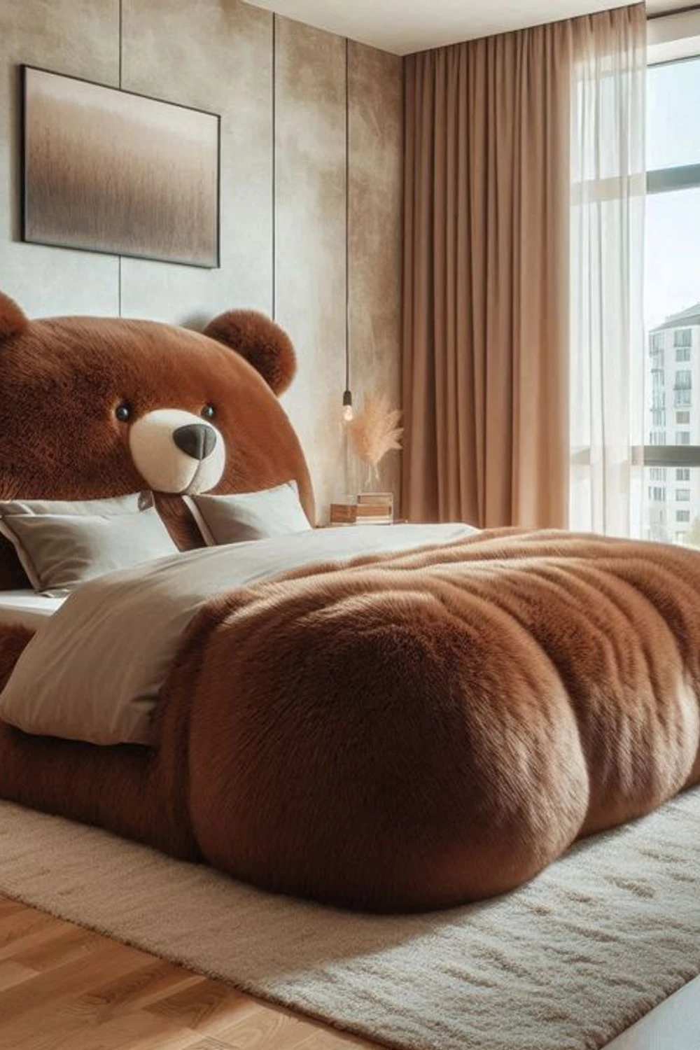 Bear-Inspired Comfort Bed: The Ultimate Cozy Bedroom Retreat
