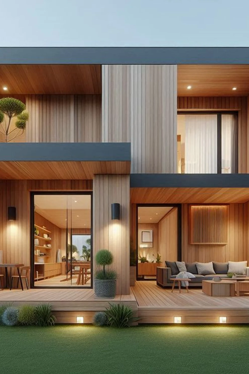 Cozy Minimalist Home with Warm Wood Tones: A Perfect Balance of Simplicity and Comfort