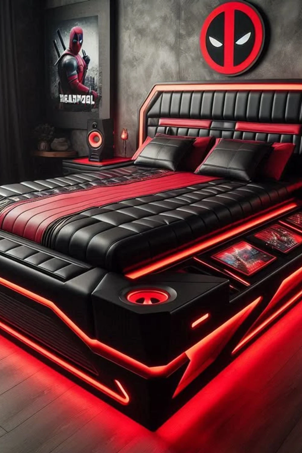 Deadpool Bedroom: Bold Superhero-Inspired Bedroom Design for True Fans